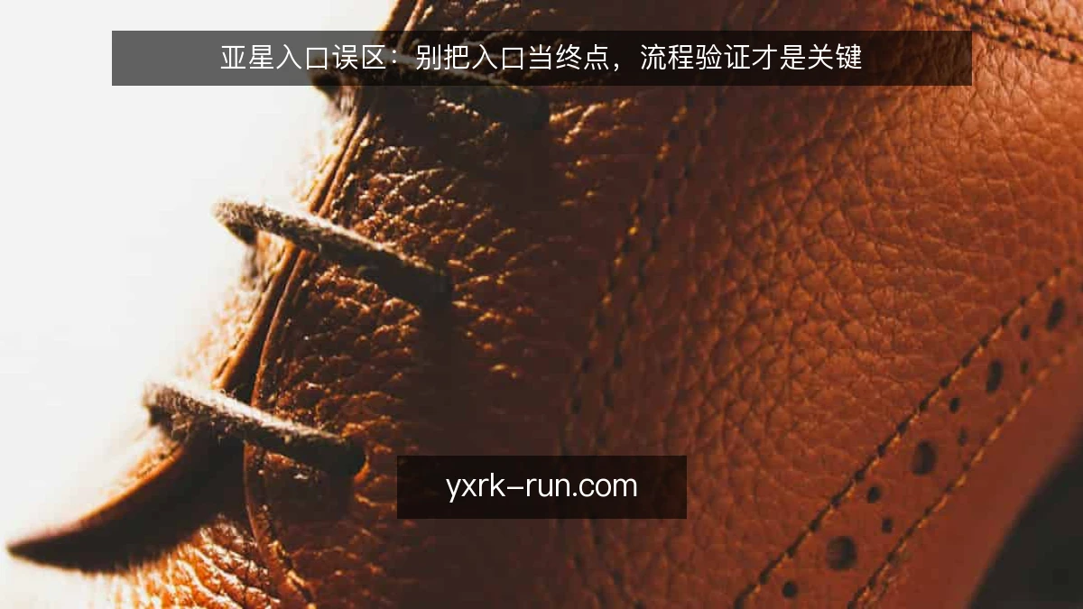 亚星入口误区：别把入口当终点，流程验证才是关键